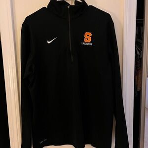 3/4 dri fit Syracuse lacrosse Nike